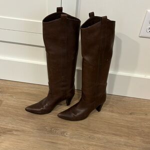 Vero Cuoio Italian leather boots 36 1/2